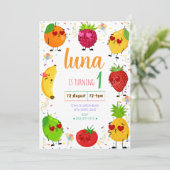 AdorableFruit Invitation Anniversaire (Debout devant)
