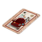 Adorables 3D Universe Lots of Food Magneet (Linkerzijde)