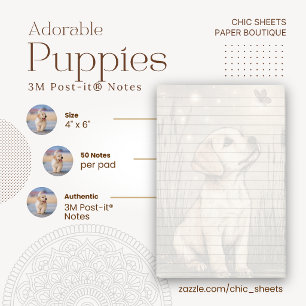 Adorables chiots Notes Post-it® 3M