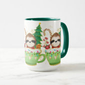 Adorables Christmas Darling Sloth Mug (Devant droit)