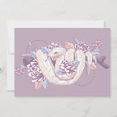 Adorables Custom Reptiles Slanke Wrapped on Branch Feestdagenkaart (Voorkant)