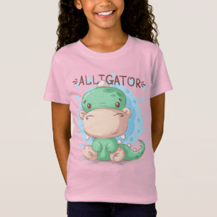 Adorables Cute Alligator voor kinderen T-shirt
