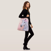 Adorables Fantasy Unicorn Head Custom Crossbody Tas (Op model)