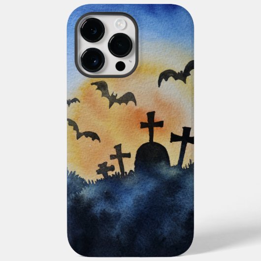Adorables Halloween Bats in Graveyard Case-Mate iPhone Case (Achterkant)