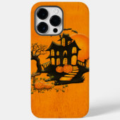 Adorables Halloween Haunted House Sinaasappel Case-Mate iPhone Case (Achterkant)