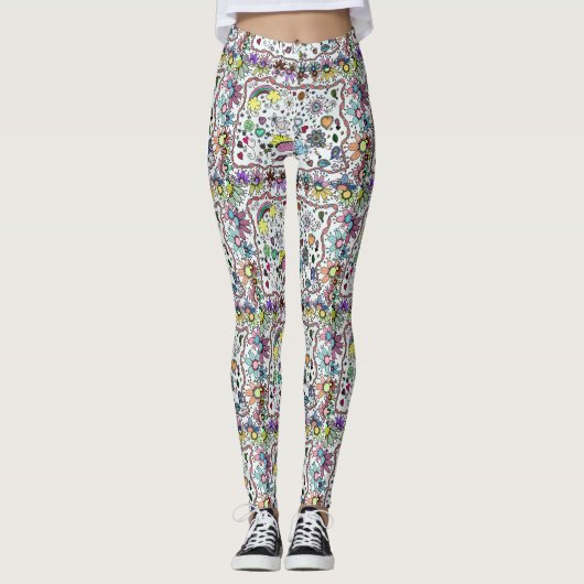 Adorables Happy Joy Joy Doodles Leggings (Voorkant)
