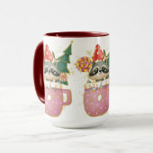 Adorables-kerstdraagtas Mok (Voorkant links)