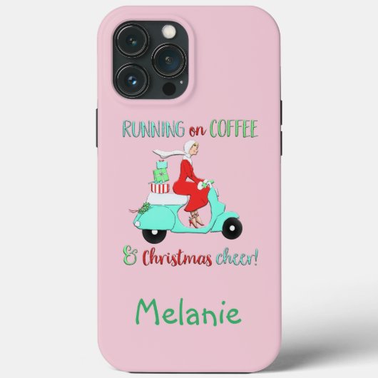 Adorables-kerstkoffie en -room Case-Mate iPhone case (Achterkant)
