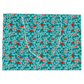 Adorables-kerstsnoeprietjes en kersen groot cadeauzakje (Achterkant)