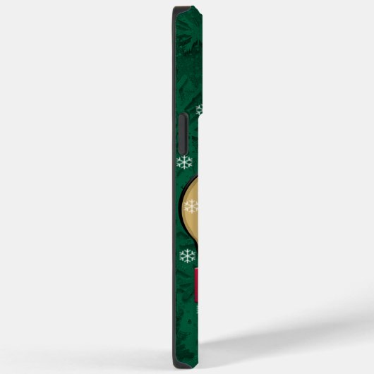 Adorables kersttasje pug in sneeuw Case-Mate iPhone case (Achterkant / Rechts)