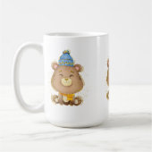 Adorables Kerstwinter Beer Koffee Mok (Links)