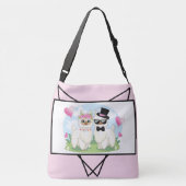 Adorables Llama Love Cute Llama Couple Sac fourre- (Dos)