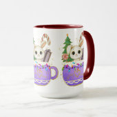 Adorables Noël Adorable Lapin Mug (Devant droit)