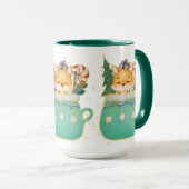 Adorables Noël Dreamy Fox Mug (Devant droit)