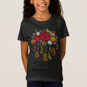 Adorables Rozen & feathers T-Shirt