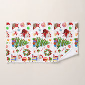 Adorables Santa- en kerstelementen Bad Handdoek (Handdoek)