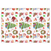 Adorables Santa- en kerstelementen Tafelkleed (Voorkant (Horizontaal))