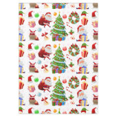 Adorables Santa- en kerstelementen Tafelkleed (Voorkant)