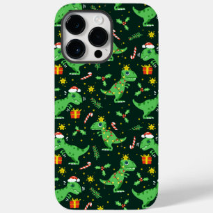 Adorables Schattige Cartoon met kerstmis Dinosaurs Case-Mate iPhone 14 Pro Max Hoesje