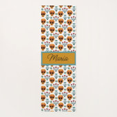Adorables Skulls Day of the Dead Custom Yogamat (Achterkant)