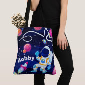 Adorables Spaceman Colorful Custom Canvas tas (Dichtbij)