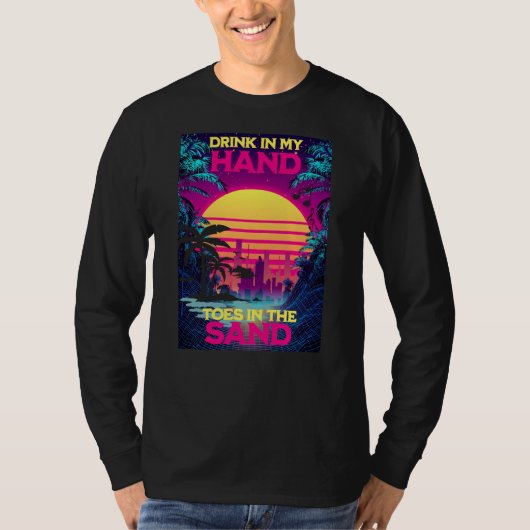 Adorables Synthwave Vaporwave 80s T-shirt (Voorkant)