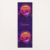 Adorables Synthwave/Vaporwave Retro 80s Yoga Mat (Voorkant)