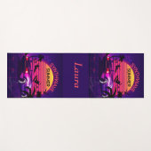 Adorables Synthwave/Vaporwave Retro 80s Yoga Mat (Voorkant (horizontaal))