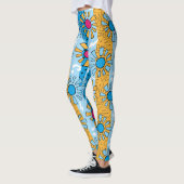 Adorables Synthwave/Vaporwave Style Leggings Yoga (Gauche)