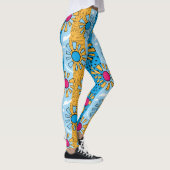 Adorables Synthwave/Vaporwave Style Leggings Yoga (Droite)