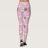 Adorables Synthwave/Vaporwave Style Leggings Yoga (Dos)