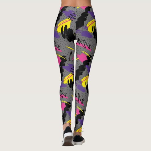 Adorables Synthwave/Vaporwave Style Leggings Yoga (Dos)