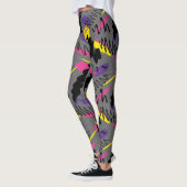 Adorables Synthwave/Vaporwave Style Leggings Yoga (Gauche)