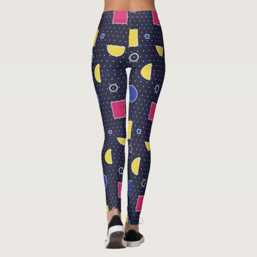 Adorables Synthwave/Vaporwave Style Leggings Yoga (Dos)