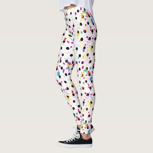 Adorables Synthwave/Vaporwave Style Leggings Yoga (Gauche)