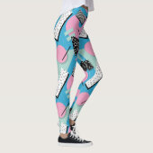 Adorables Synthwave/Vaporwave Style Leggings Yoga (Droite)