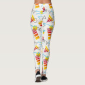 Adorables Synthwave/Vaporwave Style Leggings Yoga (Dos)