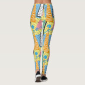 Adorables Synthwave/Vaporwave Style Leggings Yoga (Dos)