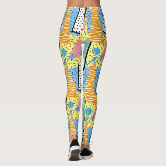 Adorables Synthwave/Vaporwave Style Leggings Yoga (Dos)