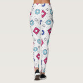 Adorables Synthwave/Vaporwave Style Leggings Yoga (Dos)