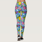 Adorables Synthwave/Vaporwave Style Leggings Yoga (Dos)
