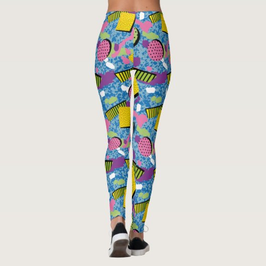 Adorables Synthwave/Vaporwave Style Leggings Yoga (Dos)