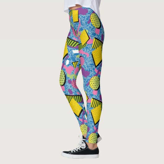 Adorables Synthwave/Vaporwave Style Leggings Yoga (Gauche)