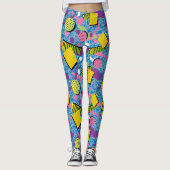 Adorables Synthwave/Vaporwave Style Leggings Yoga (Devant)