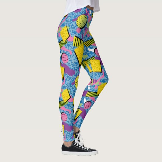 Adorables Synthwave/Vaporwave Style Leggings Yoga (Droite)