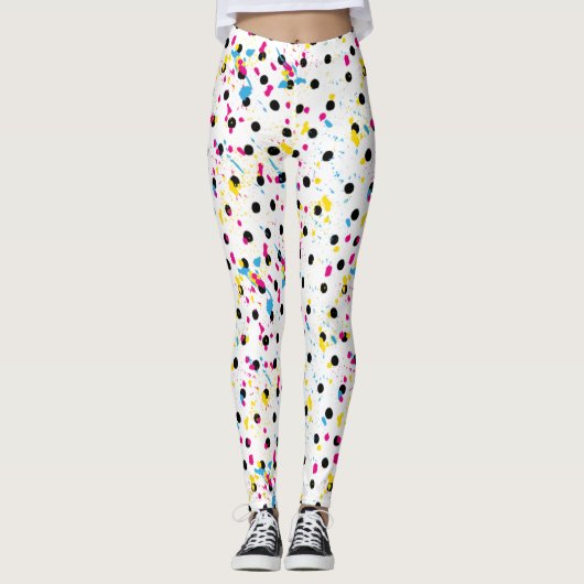Adorables Synthwave/Vaporwave Style Yoga-Leggings Leggings (Voorkant)