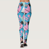 Adorables Synthwave/Vaporwave Style Yoga-Leggings Leggings (Achterkant)