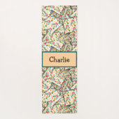 Adorables Tropical Fruits [3D] Yoga Mat (Achterkant)