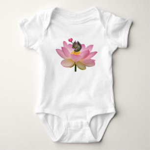 Adorably Sweet Baby Hipster Squirrel Baby Jersey B Romper