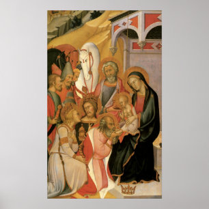 Adoratie van de Magi, Bartolo Di Fredi Poster